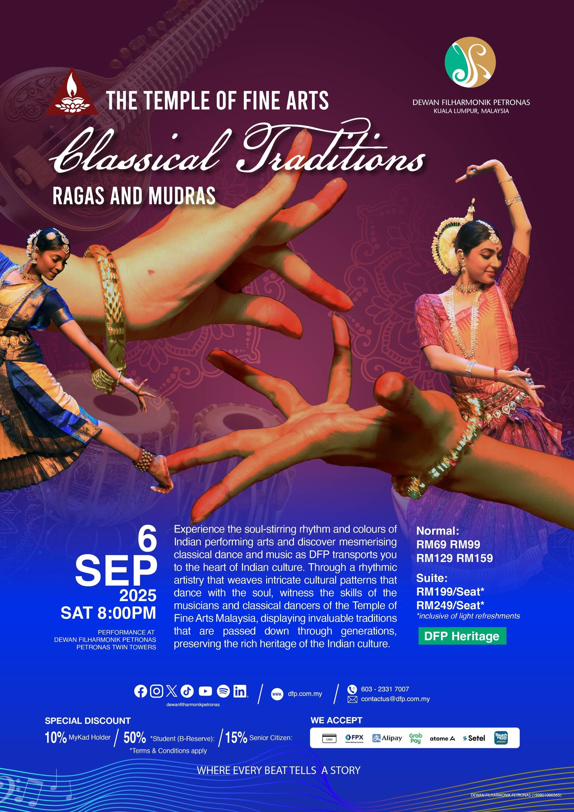 The Temple of Fine Arts Classical Tradition Ragas and Mudras